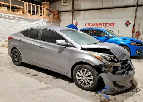 2016 Hyundai Elantra Se из США, поврежденный, VIN 5NPDH4AE3GH751036